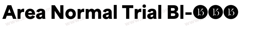 Area Normal Trial Bl字体转换